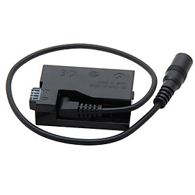 1x Dummy Battery Adapter for EOS 550D 600D 650D 700D DSLR Camera Black Color