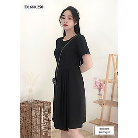 ĐẦM XẾP LY TÀ PHỐI 3 NÚT BỌC - D1680