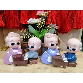 TƯỢNG ÔNG BÀ GIÀ NHIỀU MẪU TRƯNG BÀY SIZE NHỎ