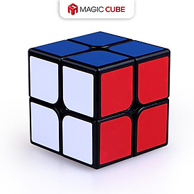 Đồ chơi ảo thuật: Rubik 2x2 3x3 4x4 5x5 Qiyi , Khối lập phương Rubic Màu đen Hình lá phong SPEED CUBE