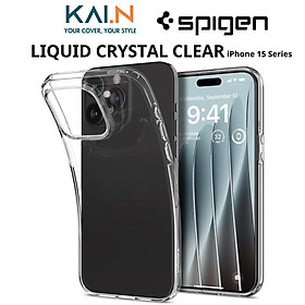 Ốp Lưng Spigen Dành Cho iPhone 15 Pro Max / iPhone 15 Pro / iPhone 15 Plus / iPhone 15, SPIGEN LIQUID CRYSTAL CLEAR - HÀNG CHÍNH HÃNG