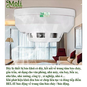 Hình ảnh CẢM BIẾN BÁO KHÓI CÓ DÂY MOLI