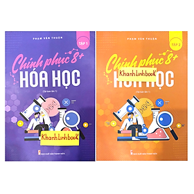 Sách - Combo Chinh phục 8+ hóa học tập 1 + 2 (Masterbook)