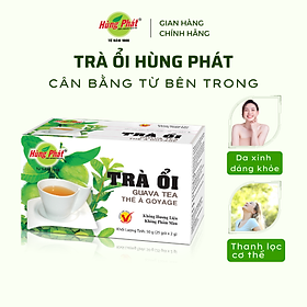 Trà Ổi Hỗ Trợ Thanh Nhiệt Cơ Thể Da Đẹp Dáng Xinh Hộp 25 gói - Trà Hùng Phát