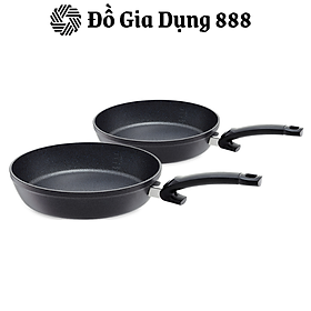 Bộ 2 chảo chống dính cao cấp Đức đáy từ Fissler Adamant Comfort 24cm&amp;28cm