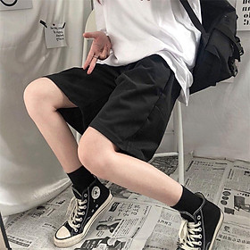 Quần short nam nữ Unisex THUN BASIC (Kèm ảnh thật), Quần Đùi Nam Nữ Sooc Thun Thể Thao Q31