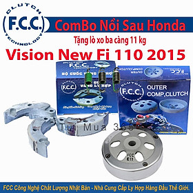 Hình ảnh Combo Nồi Sau FCC Honda Vision New Fi K44 ( Japan )