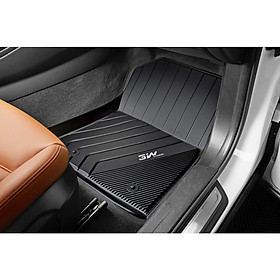 Thảm lót sàn xe ô tô dành cho BMW X6 2013 - 2018 nhãn hiệu Macsim 3W - chất liệu nhựa TPE đúc khuôn cao cấp - màu đen