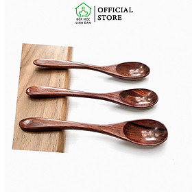 Mua Thìa Canh Soup HAHANCO  CTL772  Gỗ Trắc  Cẩm Tự Nhiên Siêu Sạch (Size 17cm)