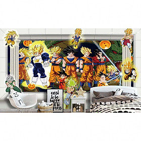 Mua Tranh dán tường 3D 7 viên ngọc rồng TB51