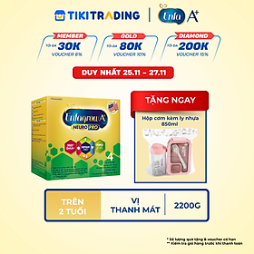 Sữa bột Enfagrow A+ Neuropro 4 2.2kg với DHA giúp phát triển não bộ cho trẻ từ 2–6 tuổi