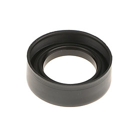 Foldable 3 Ways 49mm Screw-in Mount Lens Hood Protection For Digital Camera