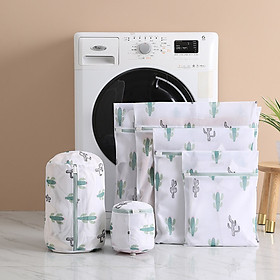 Combo 6 Túi Giặt Lưới Bảo Vệ Quần Áo, túi lưới mịn polyester bảo quản quần áo