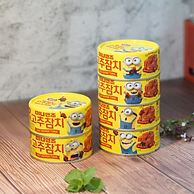 Cá ngừ hộp Dongwon vị ớt cay Evil Minions 150g