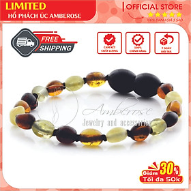 Bộ Vòng Hổ Phách Amber Úc Cho Bé 0 - 10 tuổi SABM4MOLDD