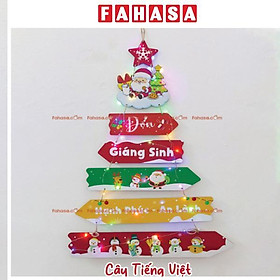 Cây Thông Gỗ - Trang Trí Giáng Sinh - Cây Tiếng Việt - Bách Mộc