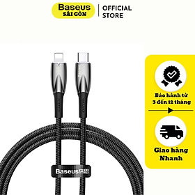 Cáp sạc nhanh Type-C to Light-ning 20W Baseus Glimmer Series Fast Charging Data Cable- CADH- Hàng chính hãng