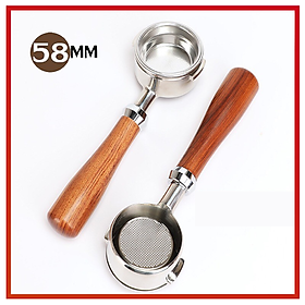 Tay cầm máy pha Espresso 58mm không đáy | Portafilter size 58mm for Espresso machine