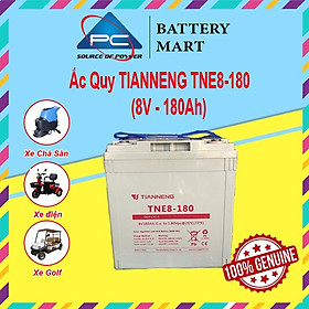 Ắc Quy Thiên Năng Tianneng TNE8-180C, ắc quy dùng cho xe điện, xe golf