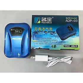 Mua MÁY THỔI KHÍ OXY ( BÌNH + ĐIỆN ) SIÊU ÊM HIỆU AQUABLUE MODEL ADP-03