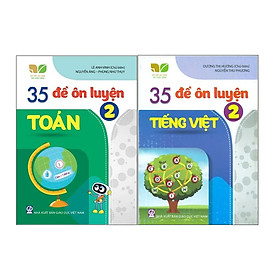 Sách - Combo 35 đề ôn luyện lớp 2 - kết nối tri thức với cuộc sống (Toán+Tiếng Việt)