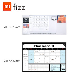 Xiaomi Youpin Fizz Time Management Notepad With Table Mat Efficiency Manual Weekly Tear Sticky Notes Desktop Memo Plan