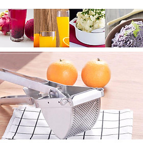 Stainless Metal Kitchen Orange Lemon Lime Squeezer Juicer Hand Press Tool