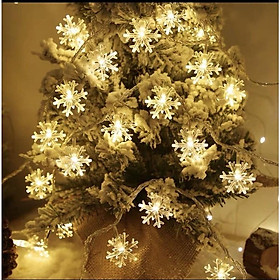 Đèn Nháy Bông Tuyết- Đèn Led Bông Tuyết Trang Trí Tết, Giáng Sinh, Noel