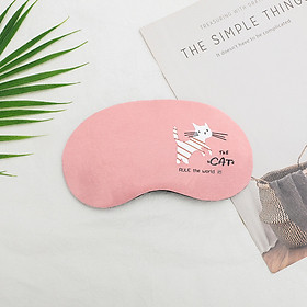 Mua Bịt mắt ngủ con mèo ngộ ngĩnh có túi nước giải nhiệt tặng kèm bịt tai chống ồn