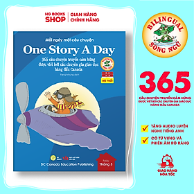 [Lẻ cuốn] Sách - One Story A Day: 365 câu chuyện phát triển IQ, EQ cho bé - Bản song ngữ tặng kèm file nghe