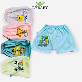 Quần Chục LYBABY Cho Bé Quần Ngắn Cotton Cho Bé Trai Bé Gái In Mông QC02