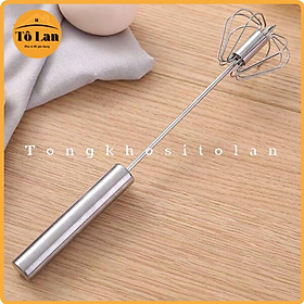 Mua Cây Đánh Trứng Inox Có Trục Xoay Tự Động Nhỏ Gọn Tiện Dụng