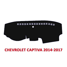 Thảm taplo dành cho xe Chevrolet Captiva 2002 đến 2017 chất liệu Nhung, da Carbon, da vân gỗ