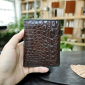 Ví Nam Dáng Đứng Da Cá Sấu. Da Bông Hông Cá Sấu Rất Mềm. Kiểu Dáng Mới Trẻ Trung Năng Động