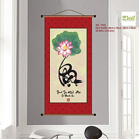 Tranh tô màu số hóa DALI Tranh Thư pháp Phật TP009
