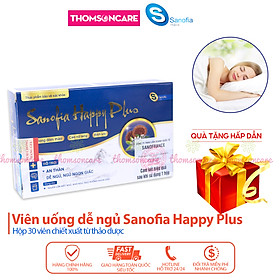 Viên uống giúp ngủ ngon Sanofia Happy Plus an thần