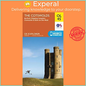 Sách - The Cotswolds, Burford, Chipping Campden, Cirencester & Stow-on-the Wo by Ordnance Survey (UK edition, paperback)