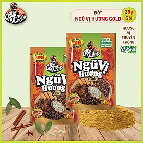 Combo 2 túi bột Ngũ Vị Hương Gold Ông Chà Và 28gr