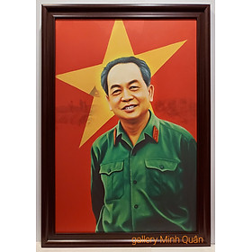 Mua TRANH IN DẦU CAO CẤP -  ĐẠI TƯỚNG VÕ NGUYÊN GIÁP
