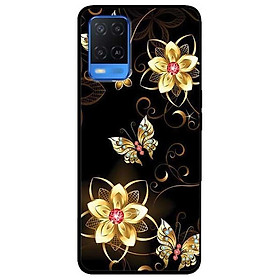 Ốp lưng dành cho Oppo A54 - A74 - A94 mẫu Bướm Hoa Vàng