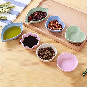 Mua Combo 2 chén đựng gia vị lúa mạch - giao mẫu và màu ngẫu nhiên