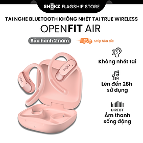 Tai Nghe Không Nhét Tai Bluetooth True Wireless Earbuds Shokz OpenFit Air T511- Hàng Chính Hãng
