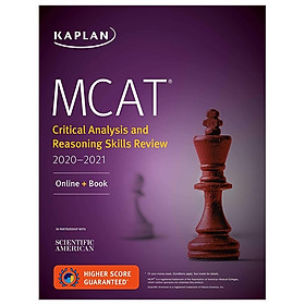Hình ảnh sách MCAT Critical Analysis And Reasoning Skills Review 2020-2021: Online + Book (Kaplan Test Prep)