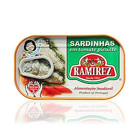 Cá mòi xốt cà vị cay Ramirez - hộp 125gr