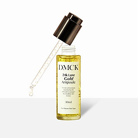 >> SO SÁNH GIÁ TINH CHẤT CÔ ĐẶC DMCK NGĂN NGỪA LÃO HÓA 30ML X 2 | Shopee Lazada Sendo Tiki 12 Tinh chất cô đặc Vàng 24K, Dưỡng trắng, Cung cấp dưỡng chất, Ngăn ngừa nếp nhăn, Lão hóa - DMCK Luxe Gold Ampoule