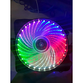 Mua Fan case LED 12 cm Cao Cấp. Fan tản nhiệt. trang trí cho case máy tính  pc gaming