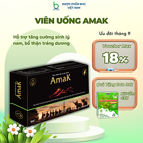 Viên Uống AmaK , Thực phẩm chức năng, Tăng Cường Sinh Lý Nam Giới, Hiệu Quả Vượt Trội - 30 viên