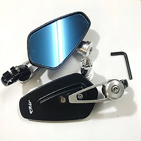 Bộ 2 kính gù chiếu hậu dành cho xe máy (màu bạc)