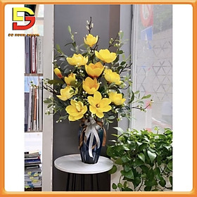 Mua Lọ Hoa Giả Bình Hoa Mộc Lan Xốp Nhiều Màu Sắc Trang Trí Nhà Cửa Nhà Hàng Khách Sạn DG-560