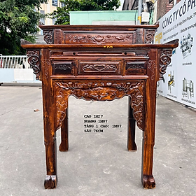 Mua bàn thờ gia tiên đẹp  Bàn thờ 2 tầng gỗ muồng